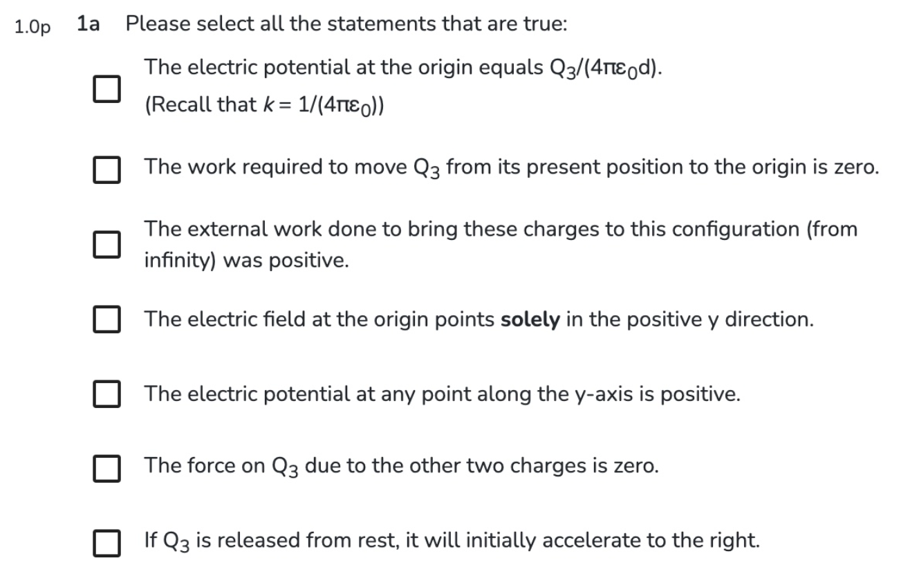 Solved 1 0p 1a Please Select All The Statements That Are