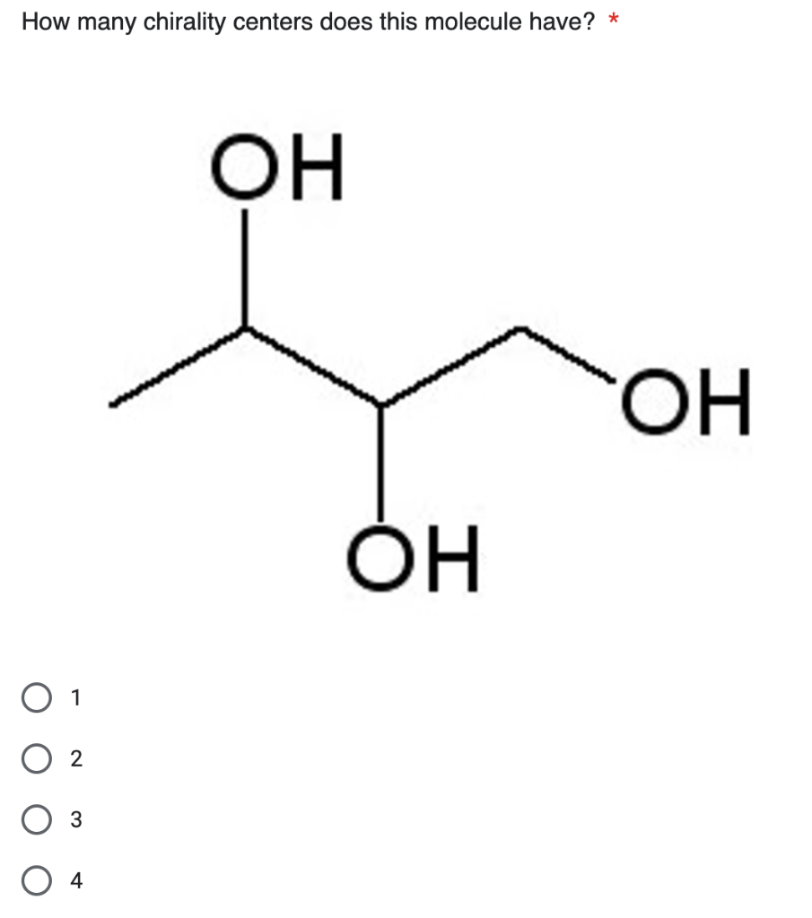 Solved How Many Chirality Centers Does This Molecule Have Chegg