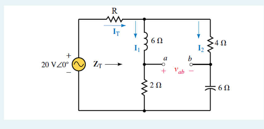 Solved Calculate The Vab Voltage For R In The Circuit Chegg