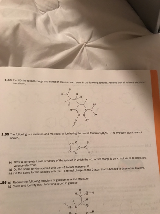 Solved Identify The Formal Are Shown Charge And Oxidation Chegg