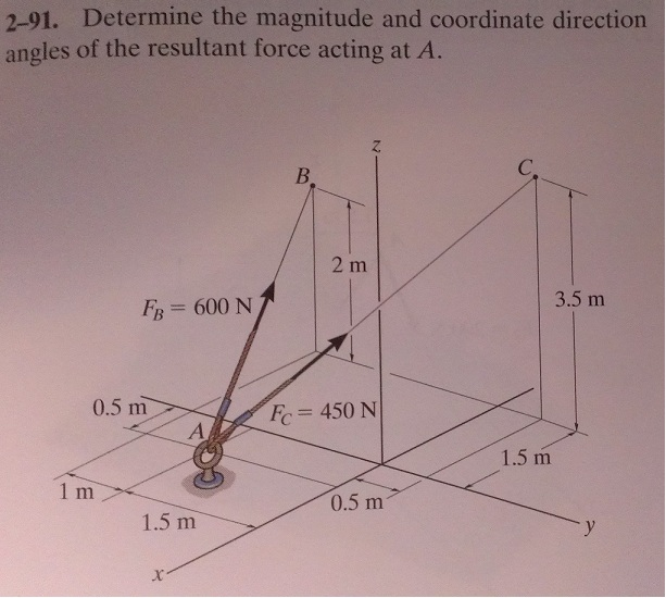 engineering mechanics statics force along a direction