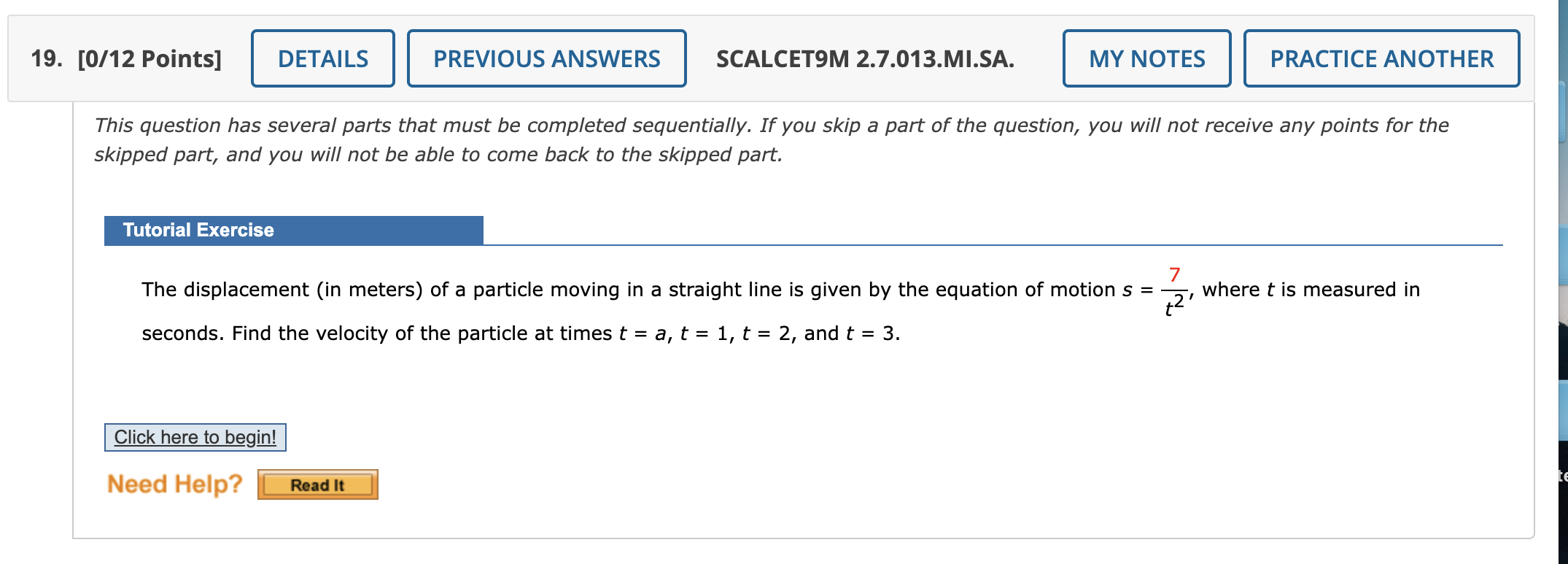 Solved Points Details Previous Answers Scalcetom Chegg