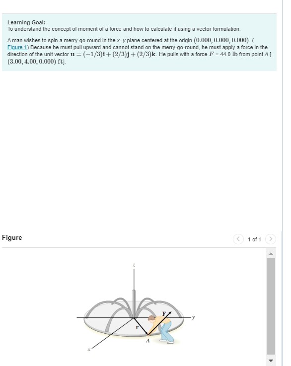 Solved Learning Goal To Understand The Concept Of Moment Of Chegg