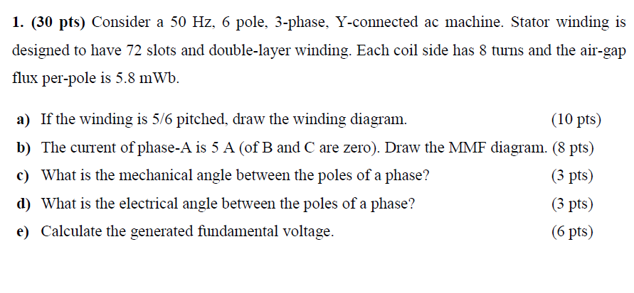 Solved Pts Consider A Hz Pole Phase Chegg