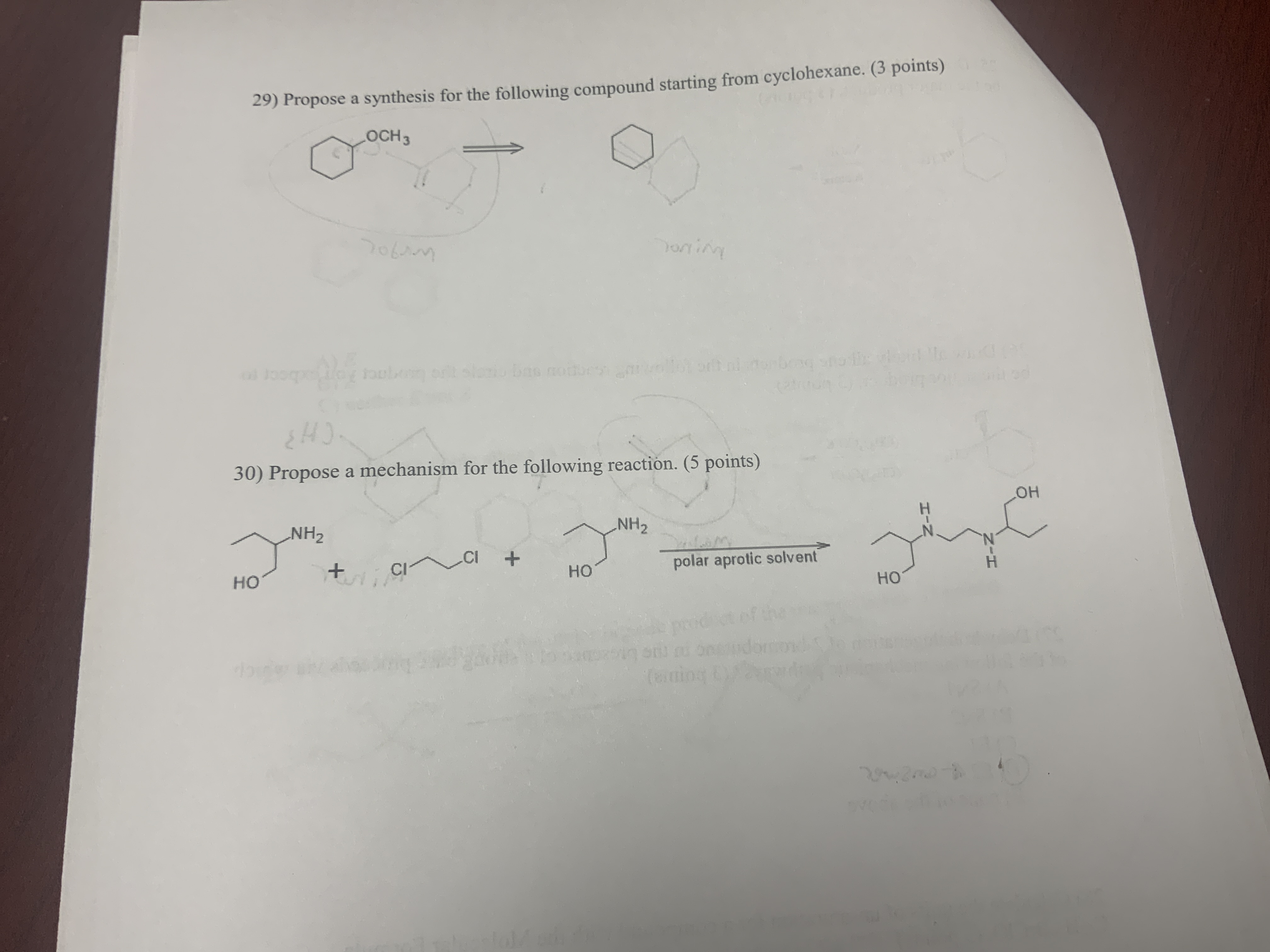 Solved Propose A Synthesis For The Following Compound Chegg