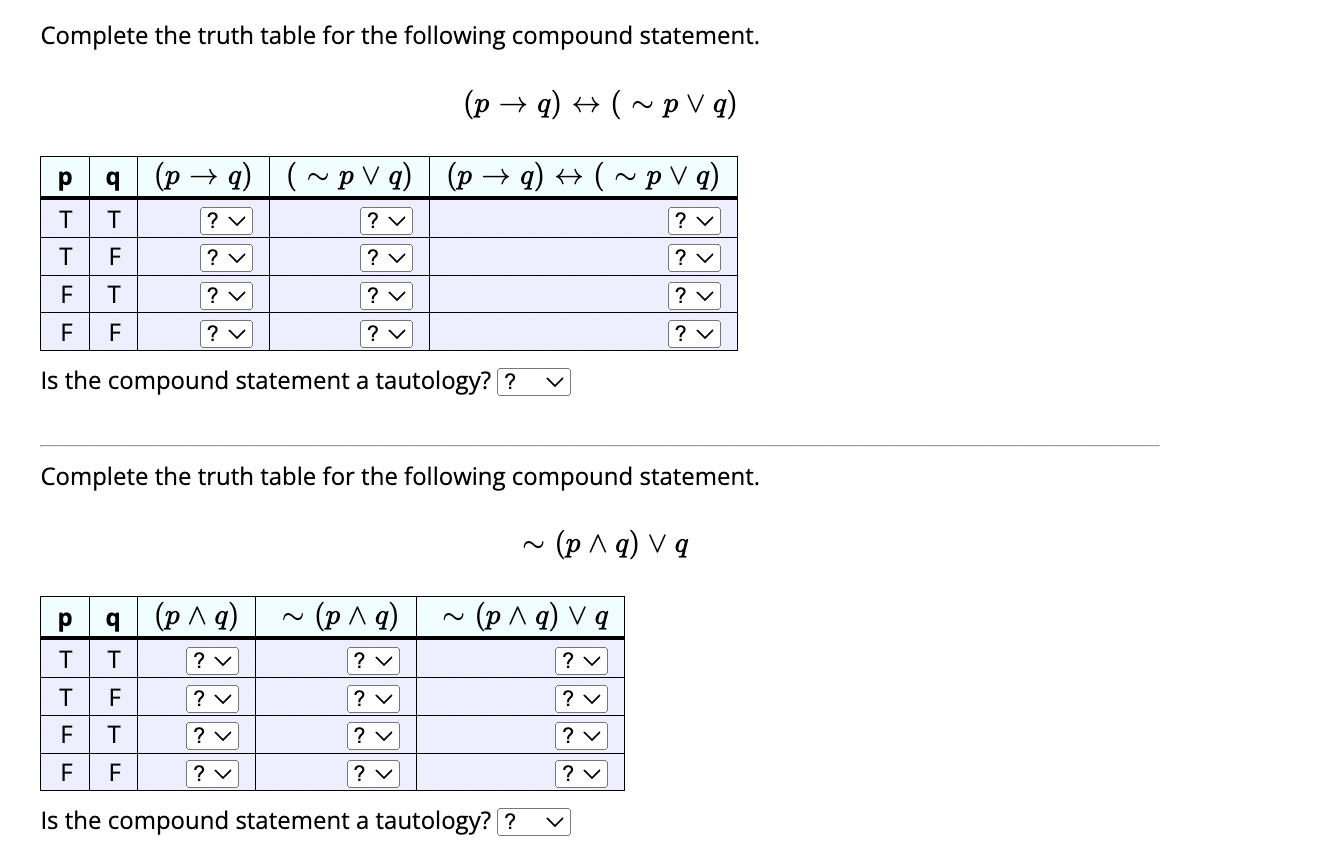 Solved Complete The Truth Table For The Following Compound Chegg