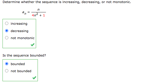 Solved Determine Whether The Sequence Is Increasing Chegg