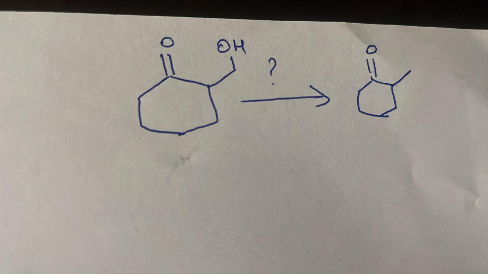 Solved Convert The Cyclic Ketone Into The Cycloketone With Chegg