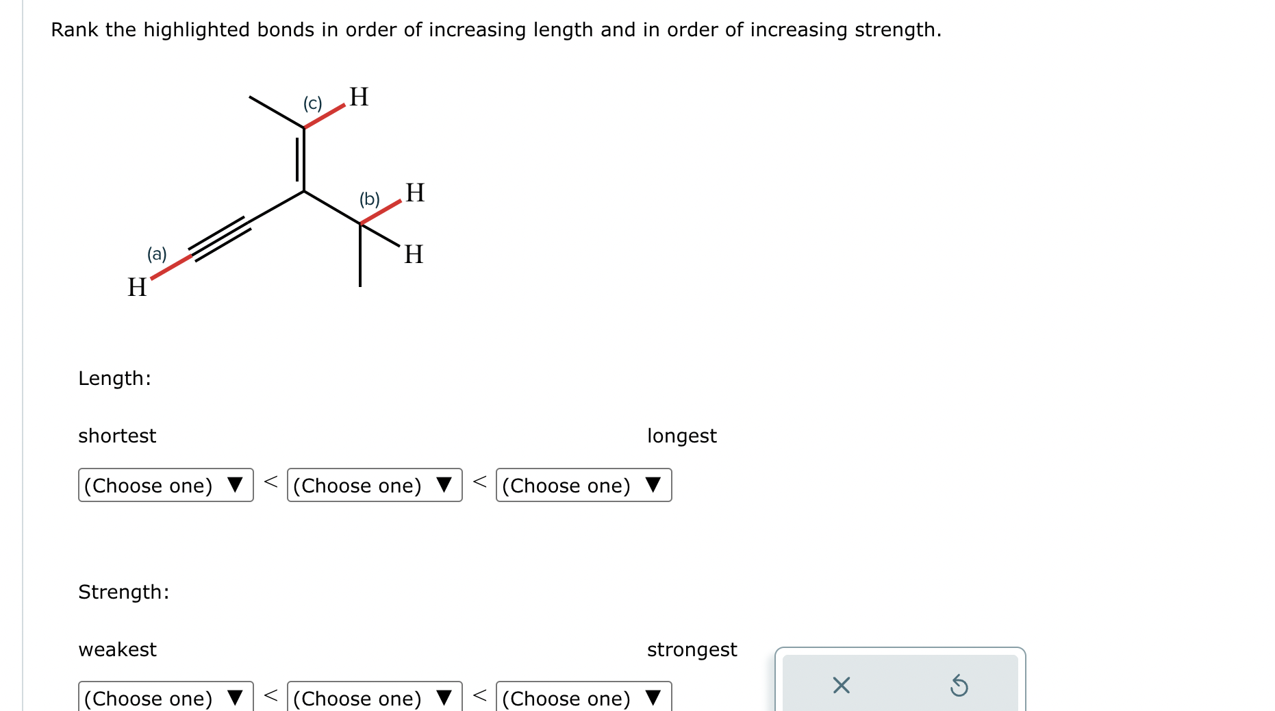 Solved Answer The Following Questions About Bond Length And Chegg