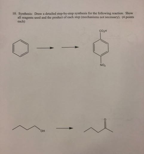 Solved 9 Mechanisms Draw A Detailed Reaction Mechanism For Chegg