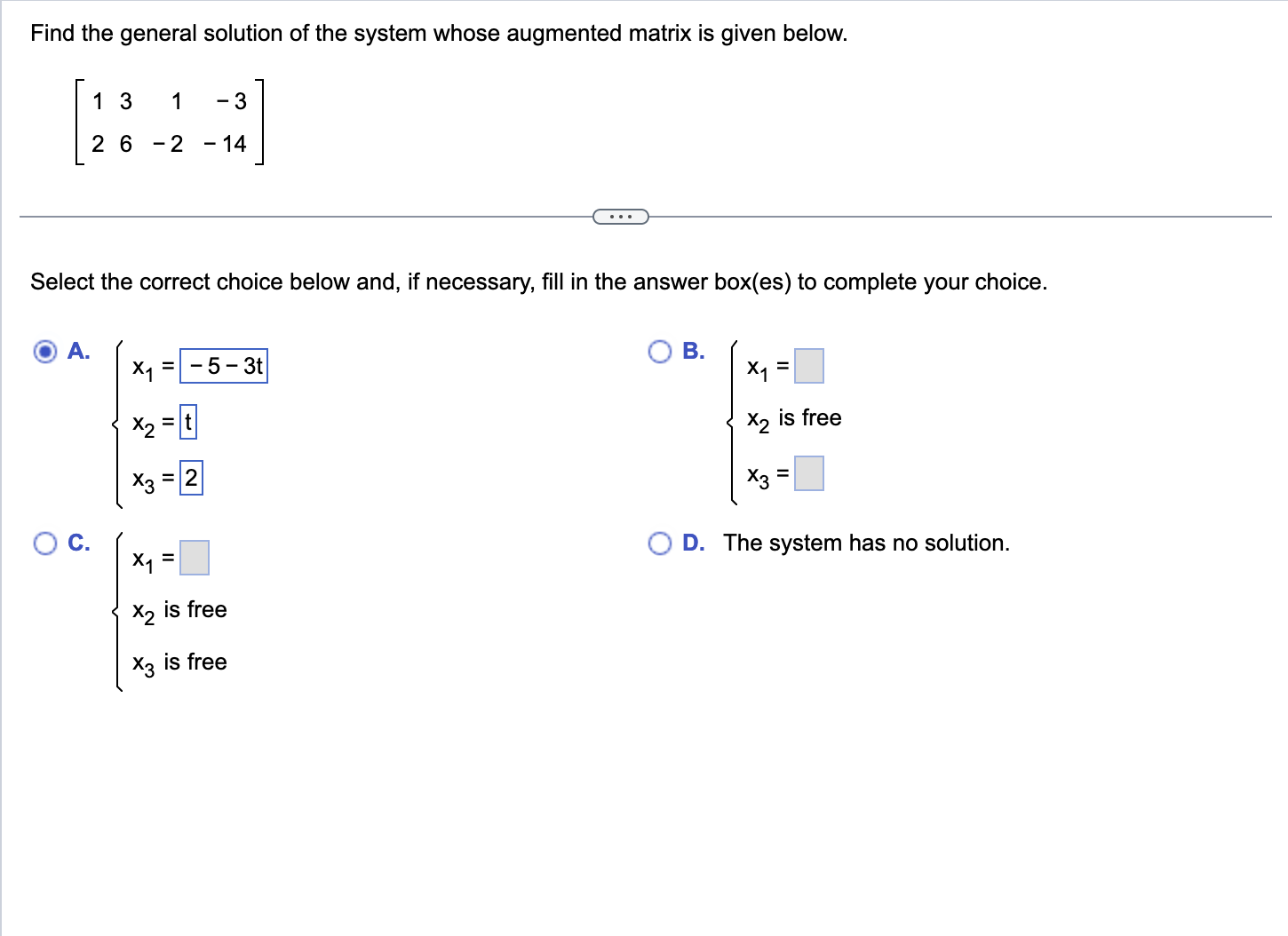 Solved Find The General Solution Of The System Whose Chegg