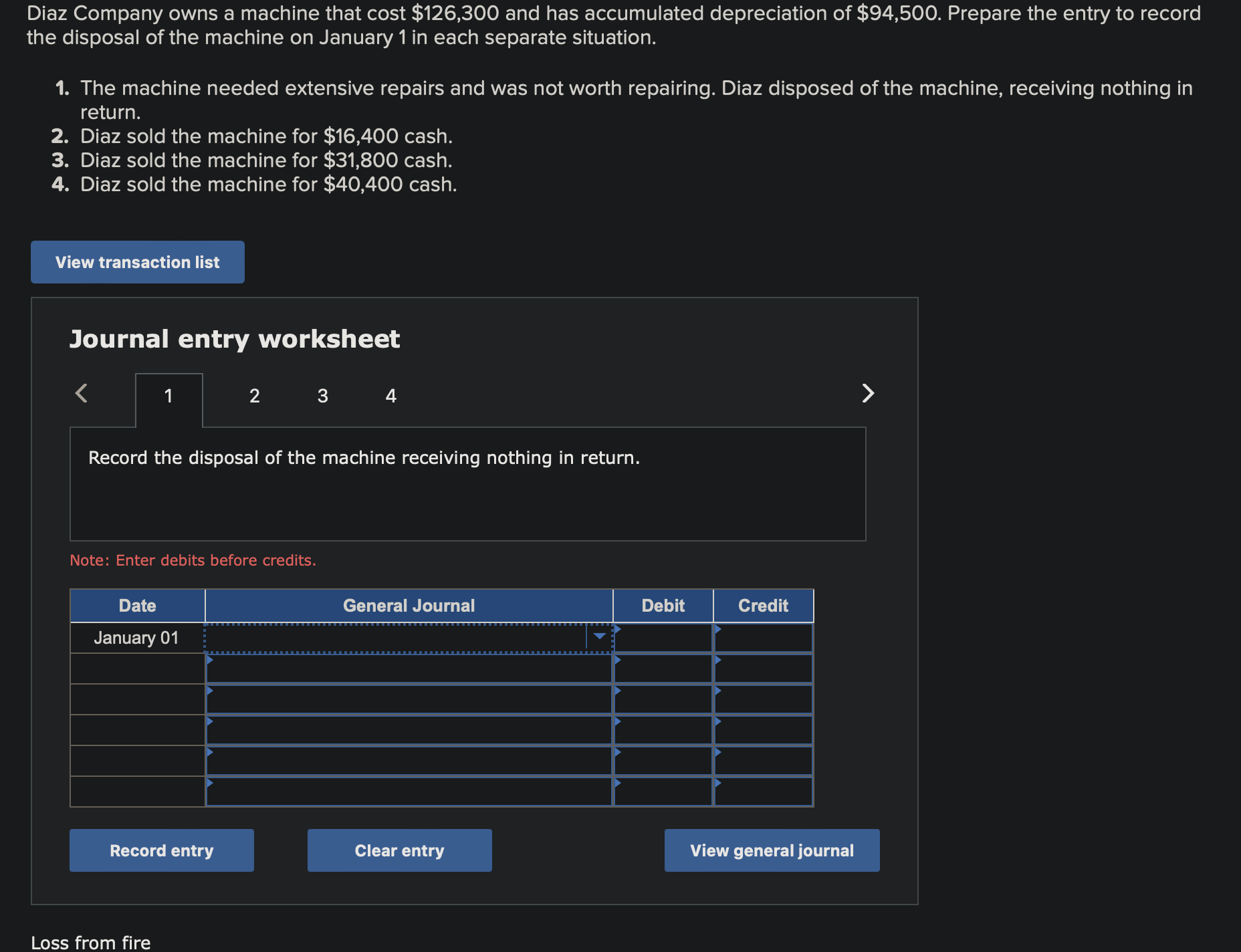 Solved Diaz Company Owns A Machine That Cost And Chegg