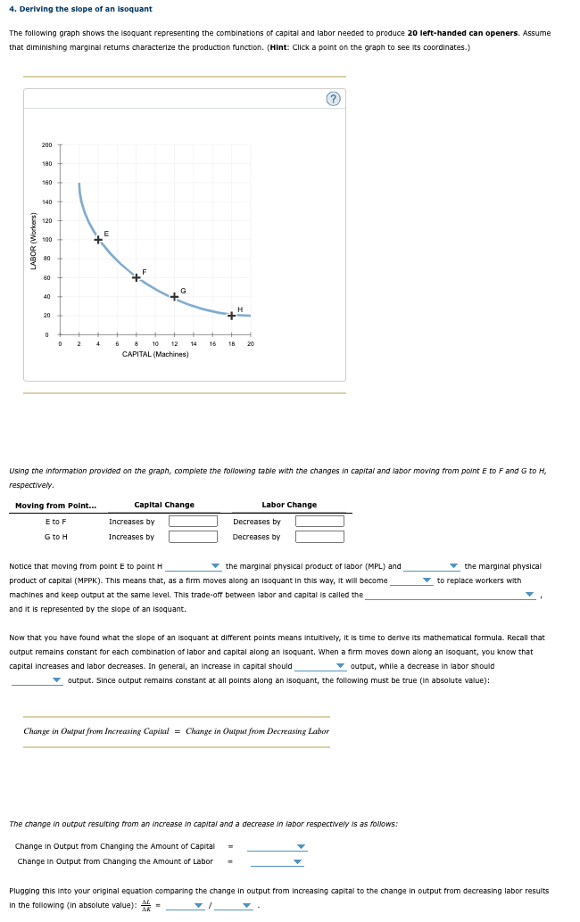 4 Deriving The Slope Of An Isoquant The Following Chegg