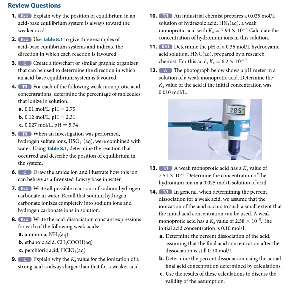 Solved Table Relative Strengths Of Conjugate Acid Base Chegg