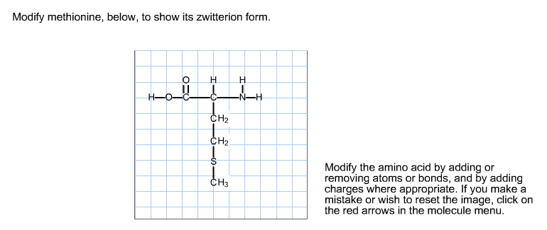 modify-methionine-below-to-show-its-zwitterion-chegg