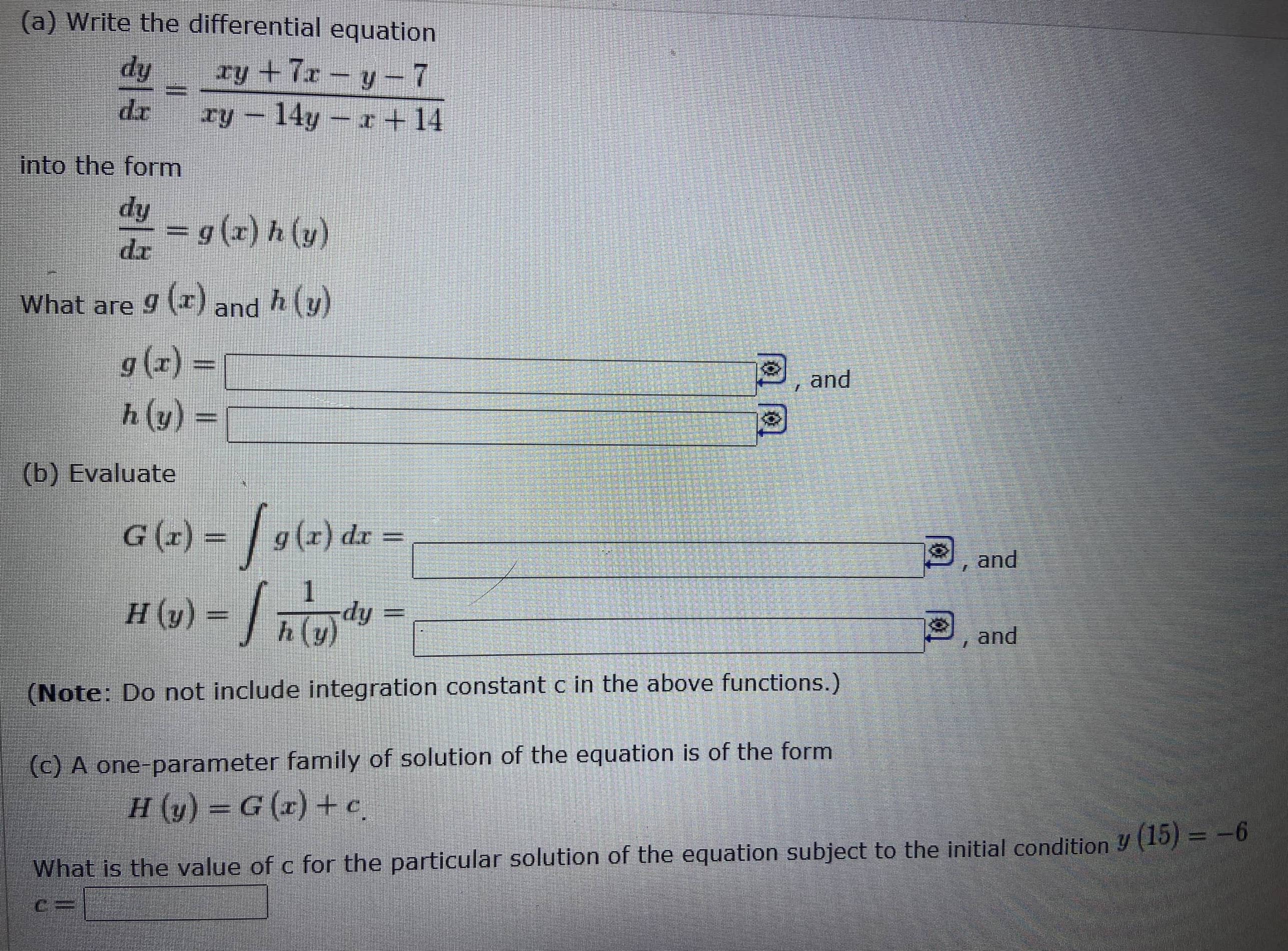 Solved A Write The Differential Equation Chegg