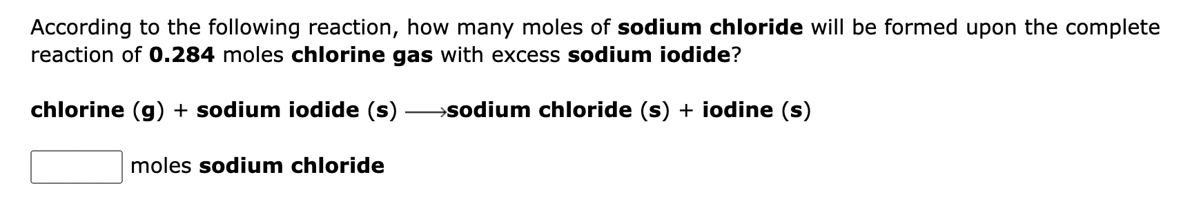 Solved According To The Following Reaction How Many Moles Chegg