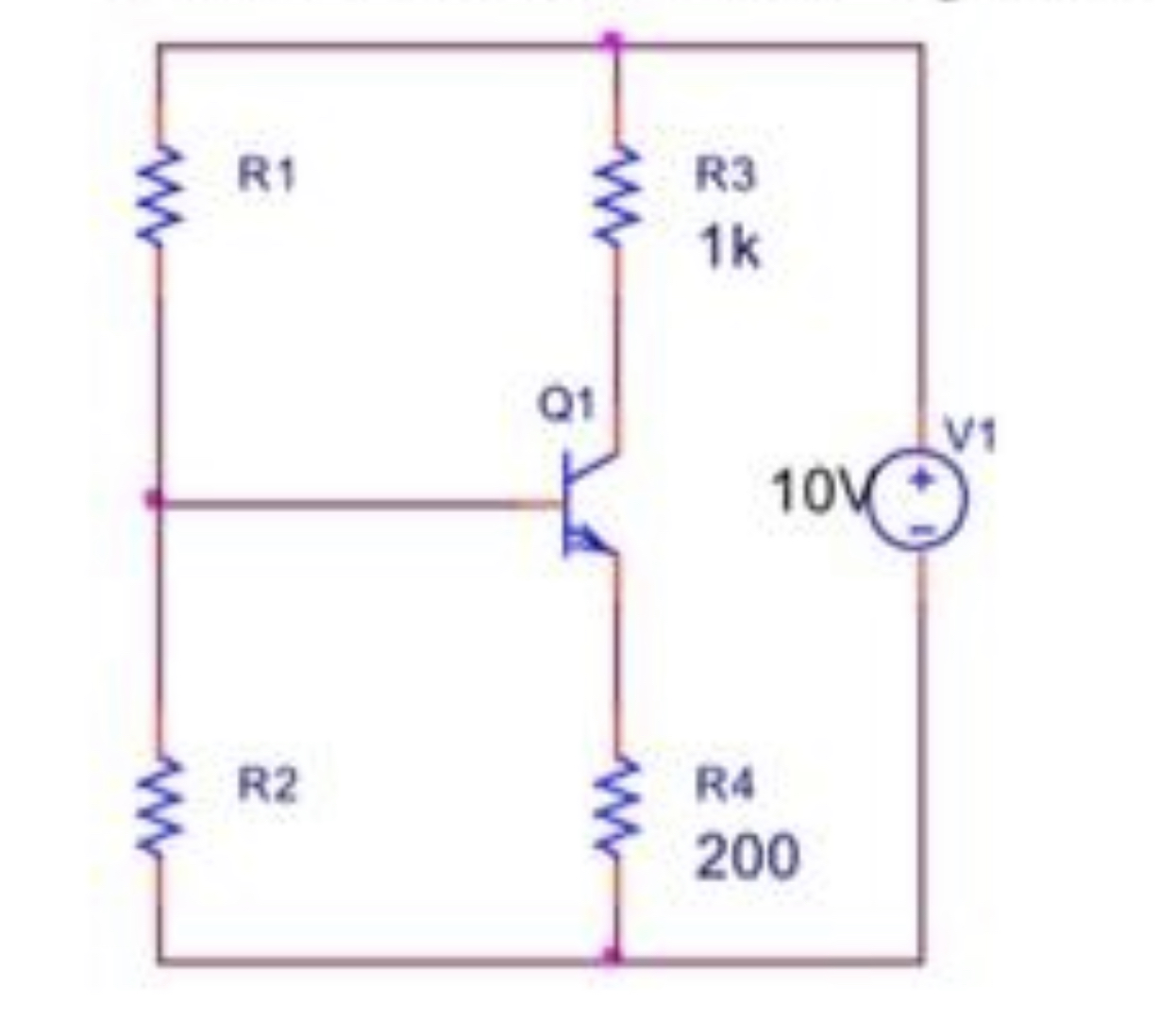 Solved Find R And R To Bias The Common Emitter Amplifier Chegg