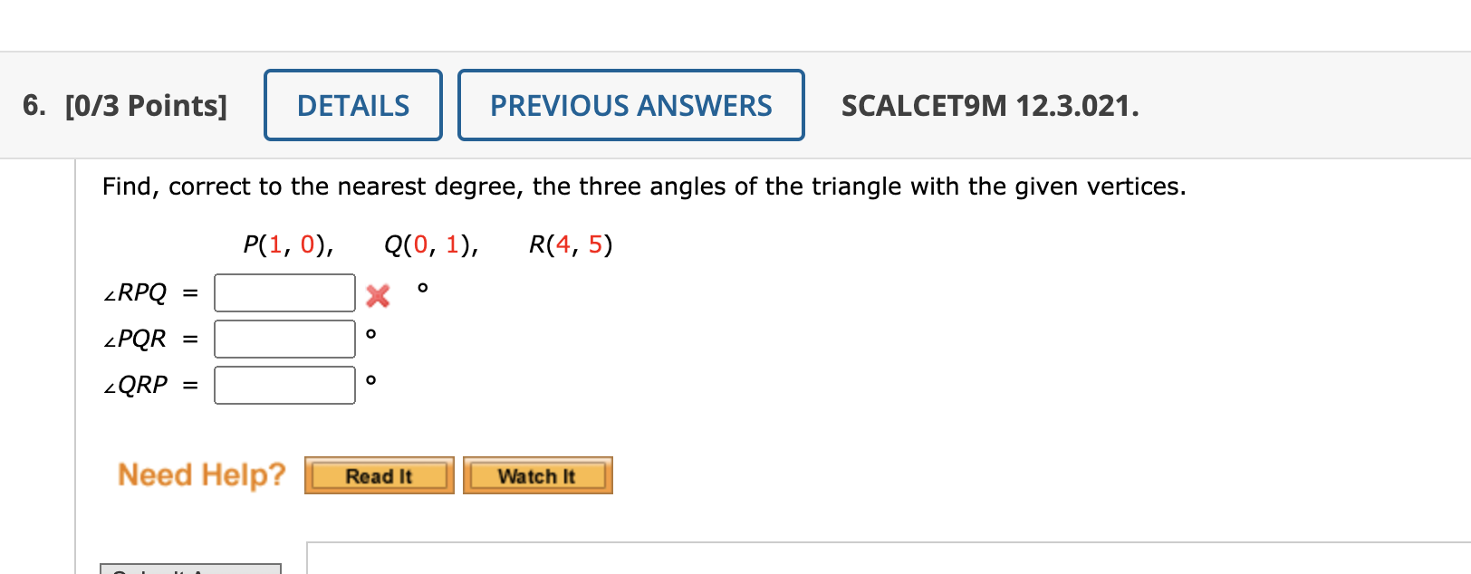 Solved 6 0 3 Points DETAILS PREVIOUS ANSWERS SCALCET9M Chegg