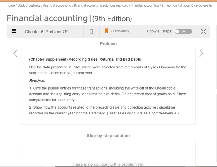 Solved Er Reporting And Interpreting Sales Revenue Chegg