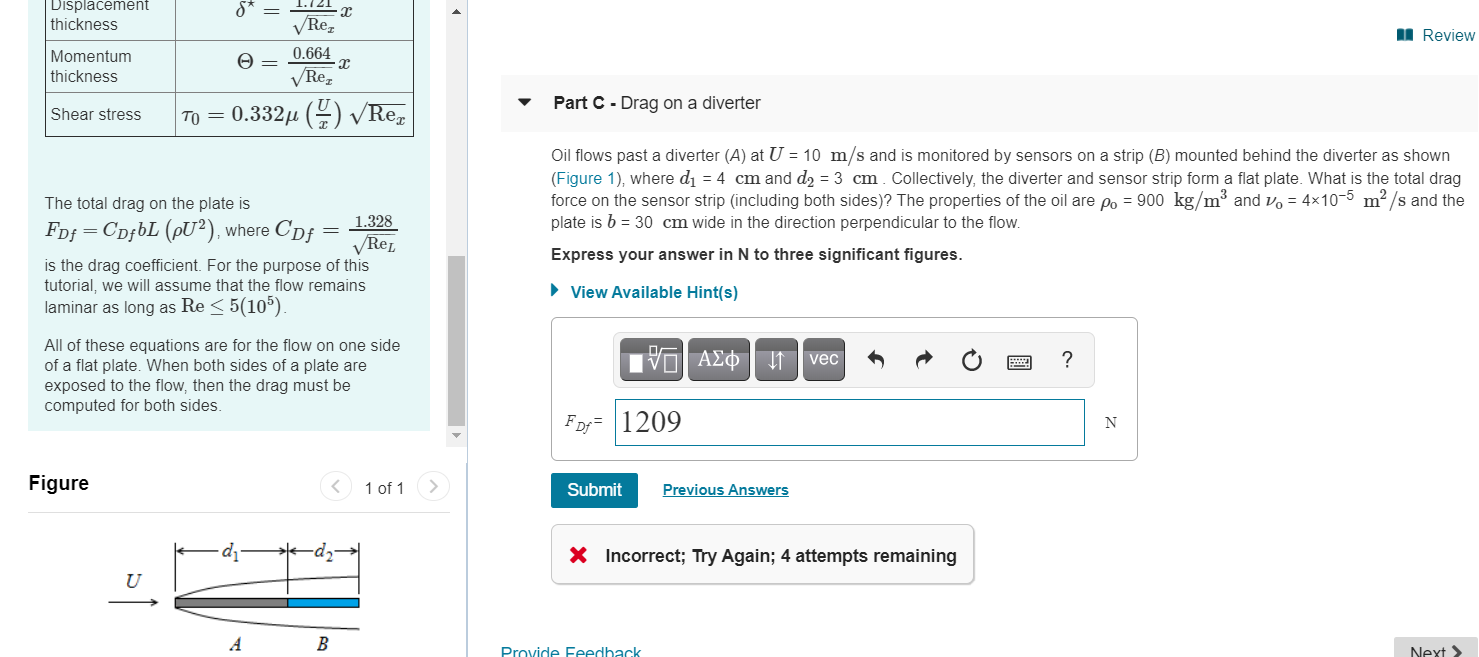 Solved Review Learning Goal To Calculate The Boundary Layer Chegg