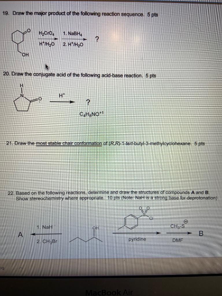 Solved Draw The Major Product Of The Following Reaction Chegg