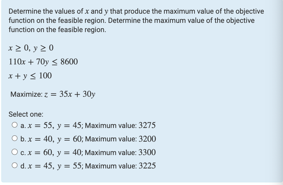 Solved Determine The Values Of X And Y That Produce The