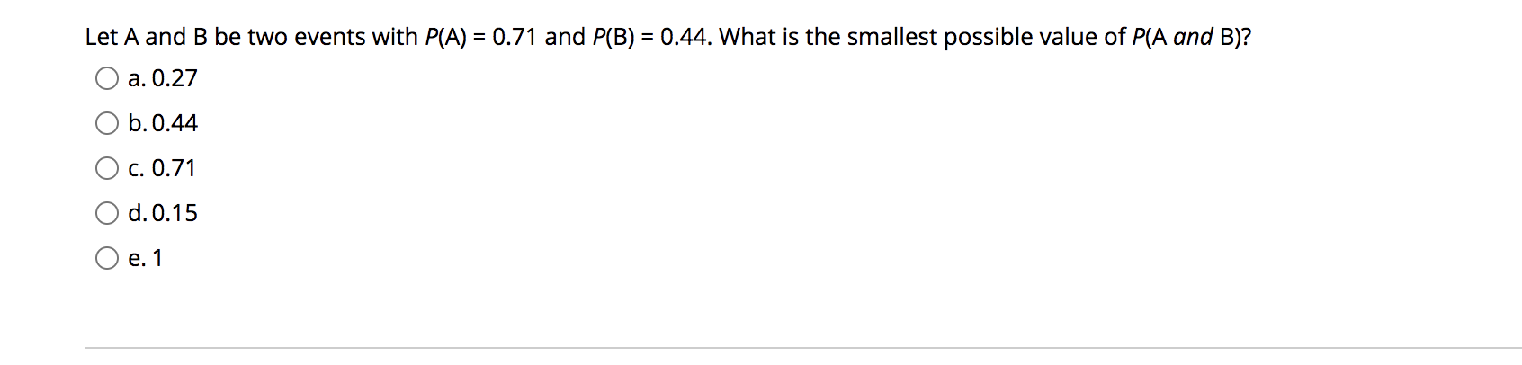 Solved Let A And B Be Two Events With P A And P B Chegg