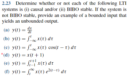 Solved 2 23 Determine Whether Or Not Each Of The Following Chegg