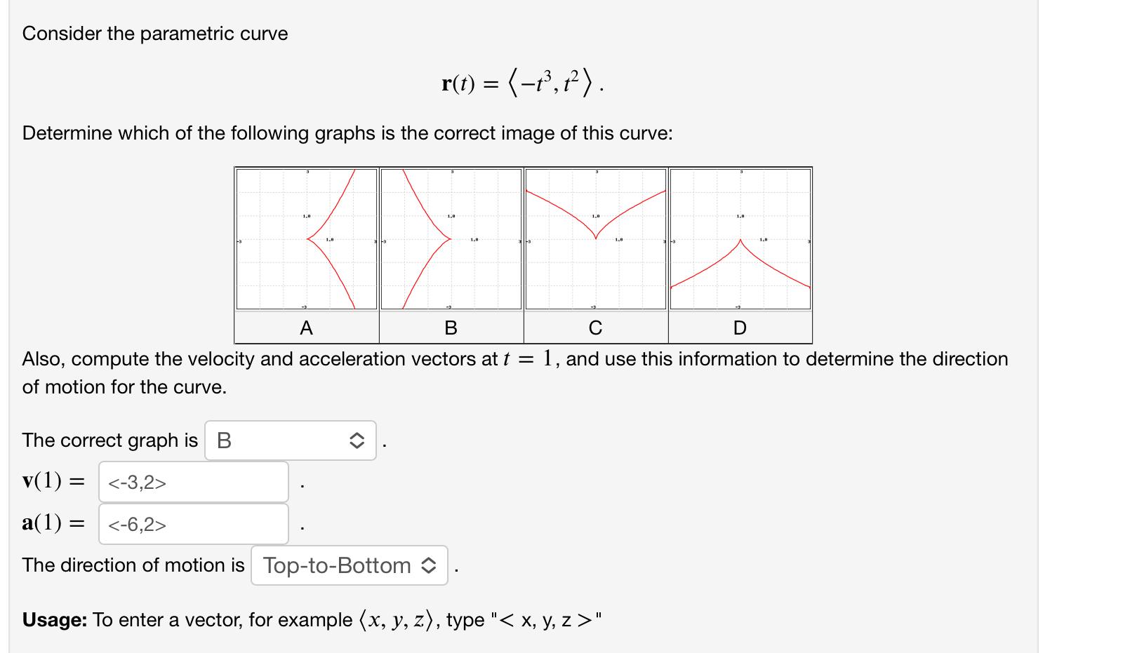 Solved Consider The Parametric Curve R T T3 T2 Chegg