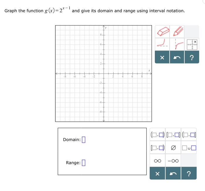 graph-the-function-g-x-2-x-1-and-give-its-dom-chegg