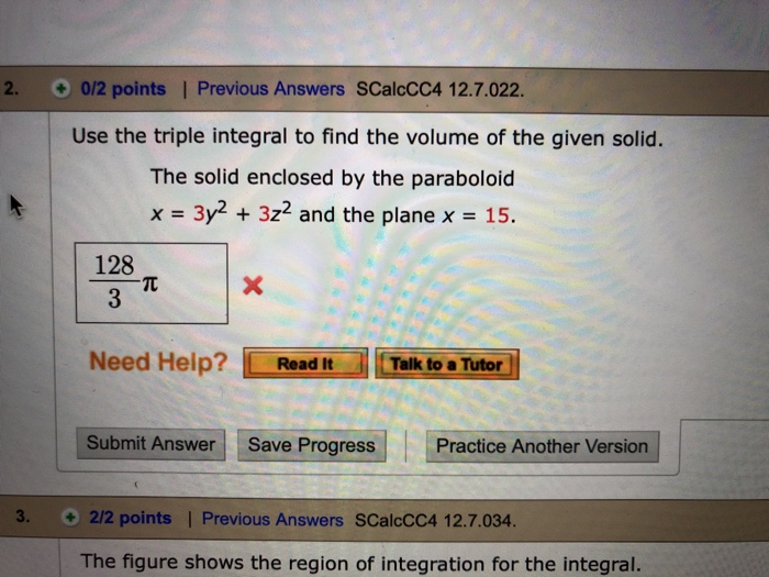 Solved O Points Previous Answers Scalccc Chegg