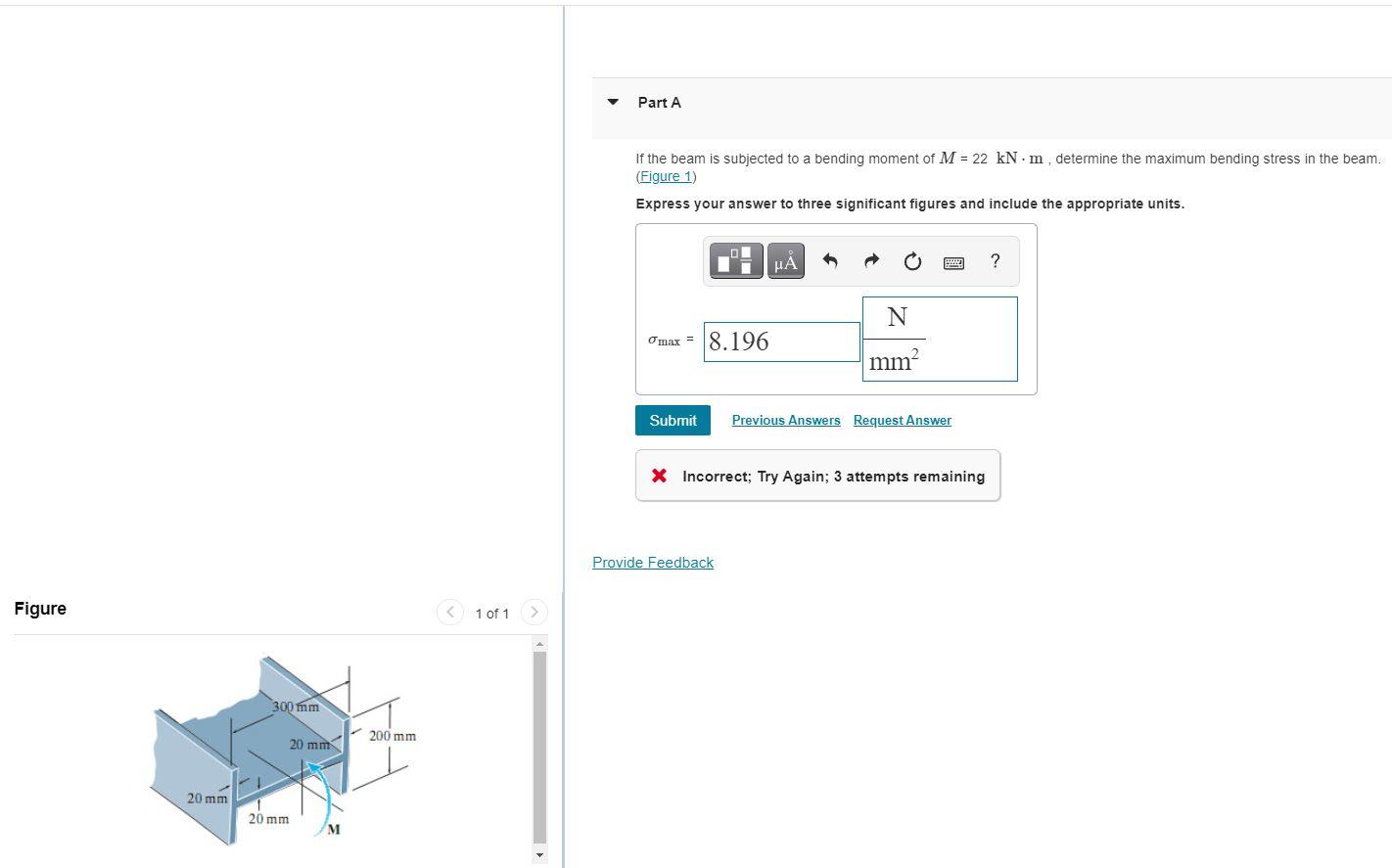 Solved If The Beam Is Subjected To A Bending Moment Of MMM Chegg