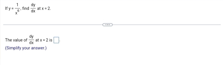 Solved If Y X Find Dydx At X The Value Of Dydx At X Chegg