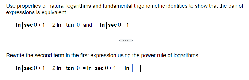 Solved Use Properties Of Natural Logarithms And Fundamental Chegg