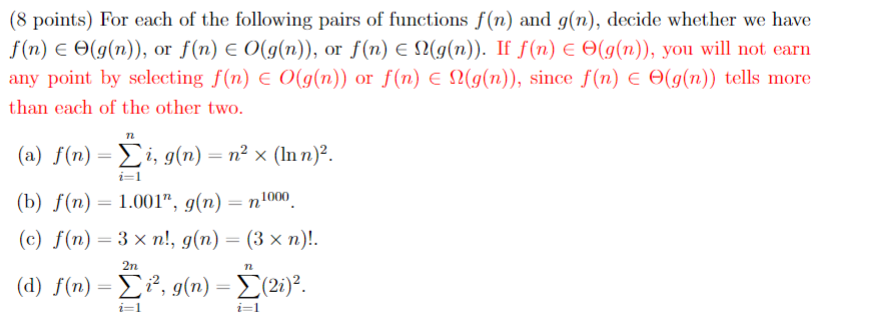 Solved Points For Each Of The Following Pairs Of Chegg