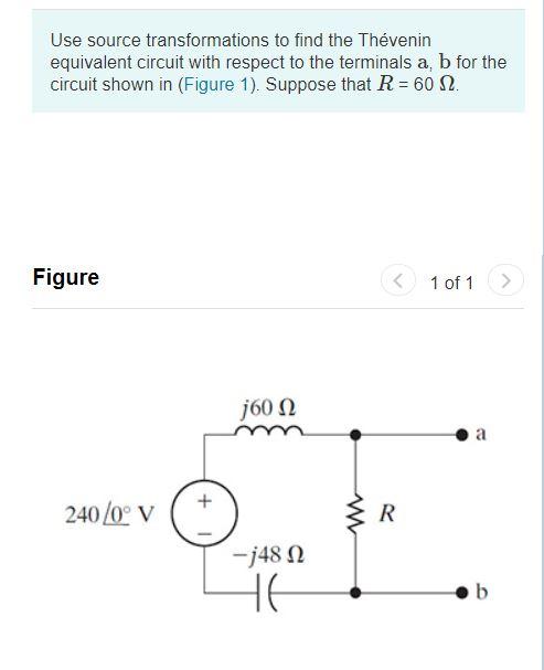 Solved Use Source Transformations To Find The Th Venin Chegg