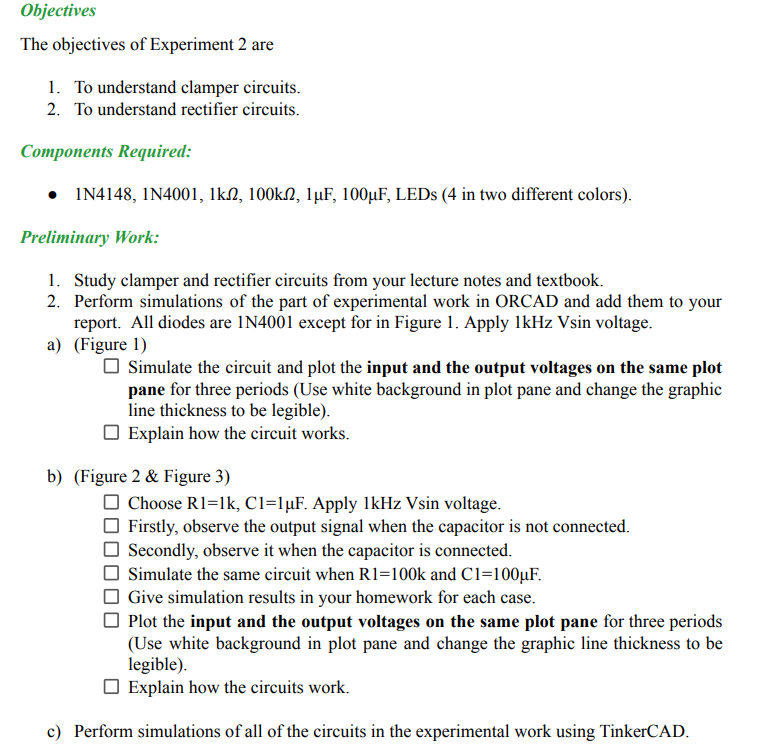 Solved Study Clamper And Rectifier Circuits From Your Chegg