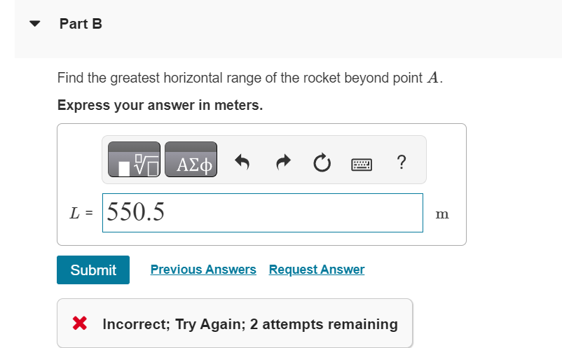 Solved A Test Rocket Is Launched By Accelerating It Along A Chegg