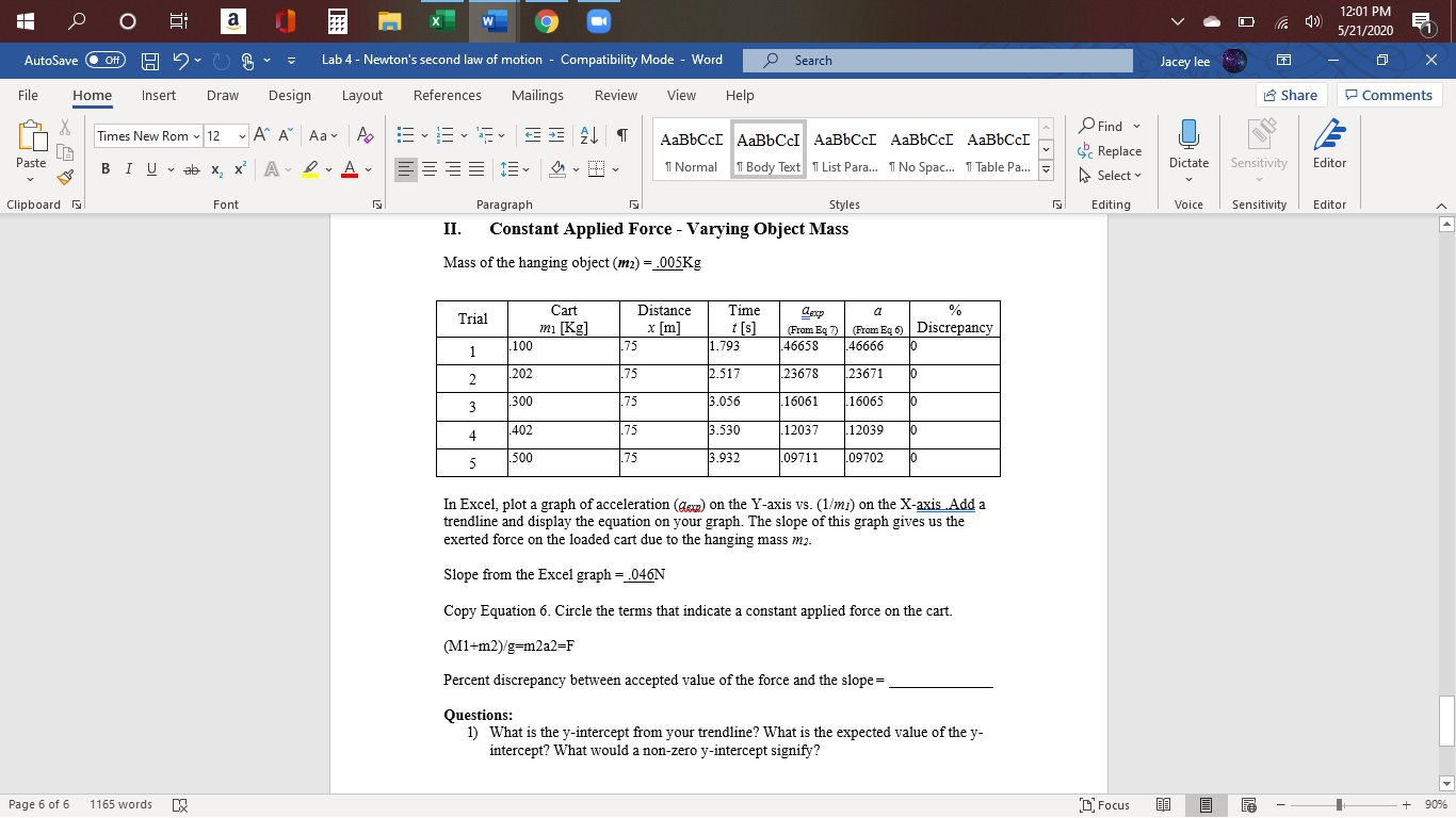 Solved O A 12 01 PM 5 21 2020 AutoSave Off H2UB Lab 4 Chegg