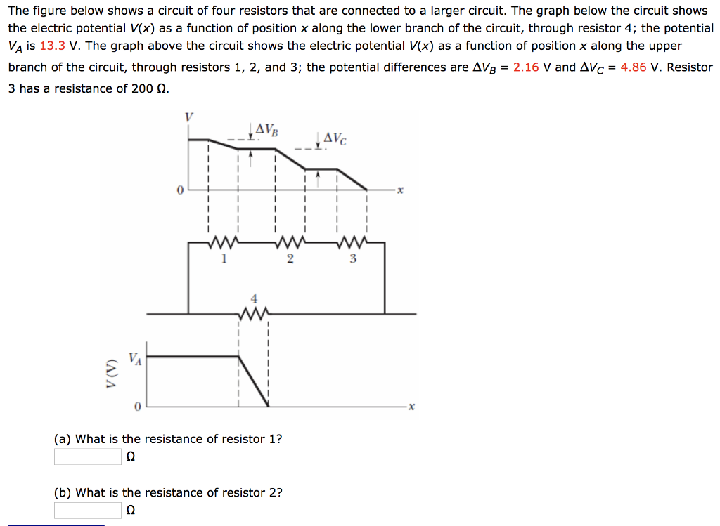 Solved The Figure Below Shows A Circuit Of Four Resistors Chegg