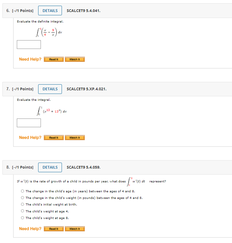 Solved Points Details Scalcet Evaluate Chegg