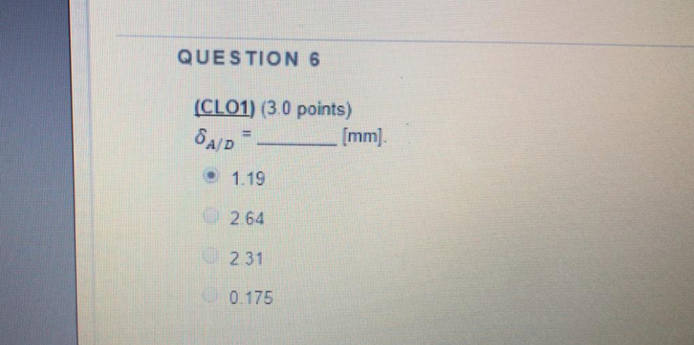 Solved Part I CLO1 The A992 Steel Rod Shown In Figure 1 Chegg