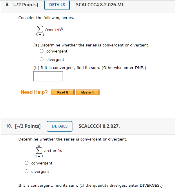 Solved 9 2 Points DETAILS SCALCCC4 8 2 026 MI Consider Chegg