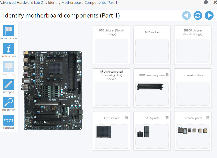 Advanced Hardware Lab 2 1 Identify Motherboard Chegg