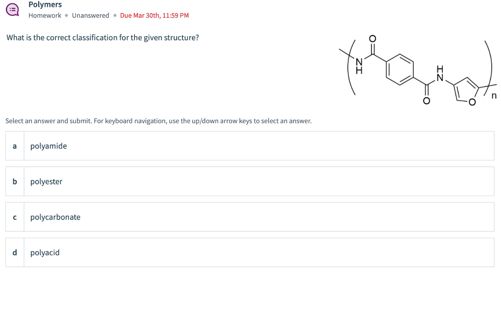 Solved What Is The Correct Classification For The Given Chegg