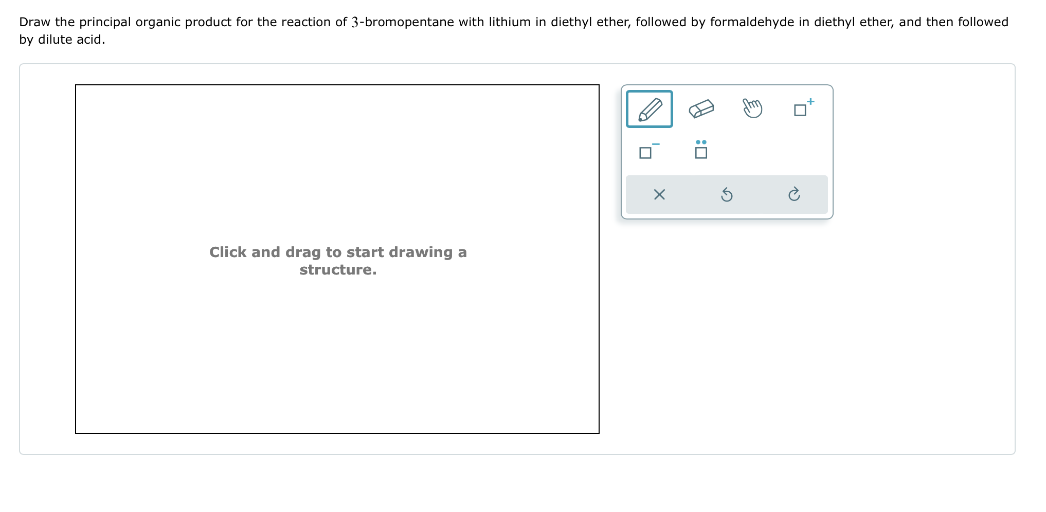 Solved Draw The Principal Organic Product For The Reaction Chegg