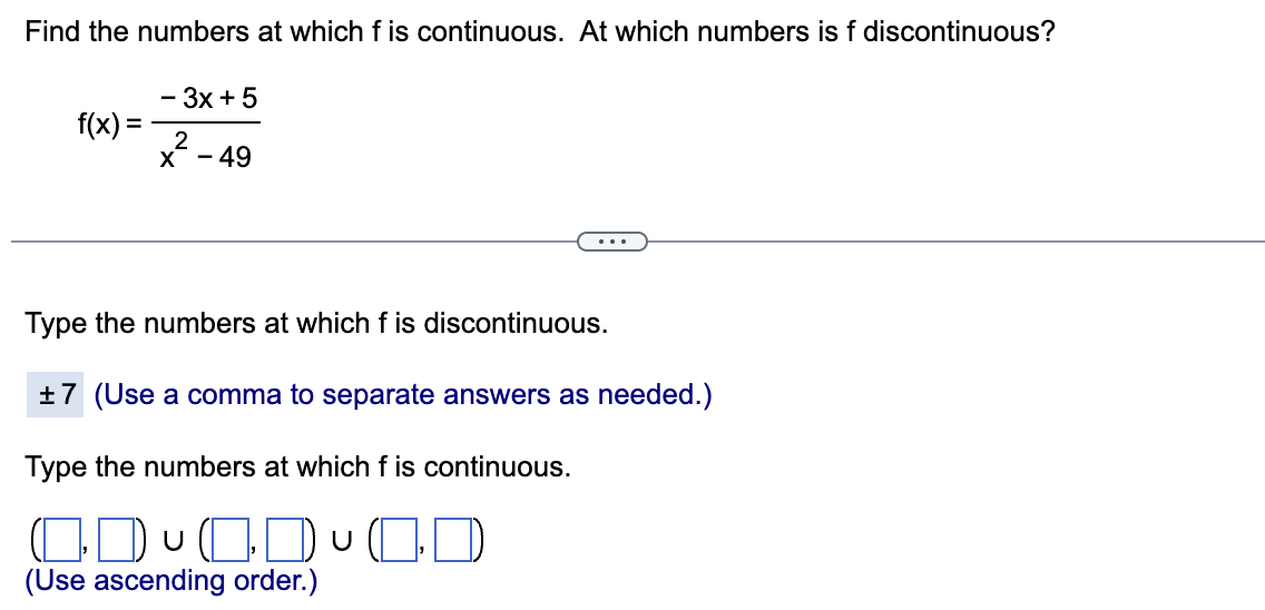 Solved Find The Numbers At Which F Is Continuous At Which Chegg