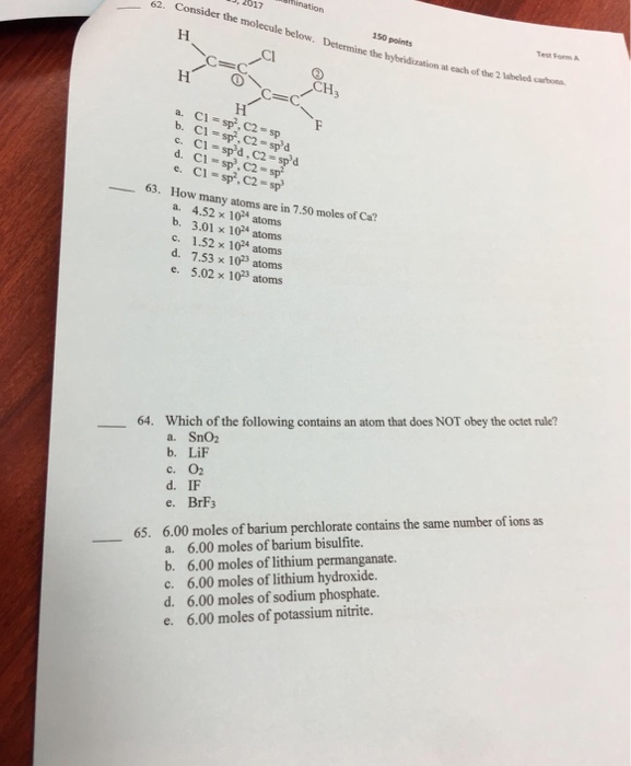 Solved Predict The Charge Of The Most Stable Ion Of Chegg