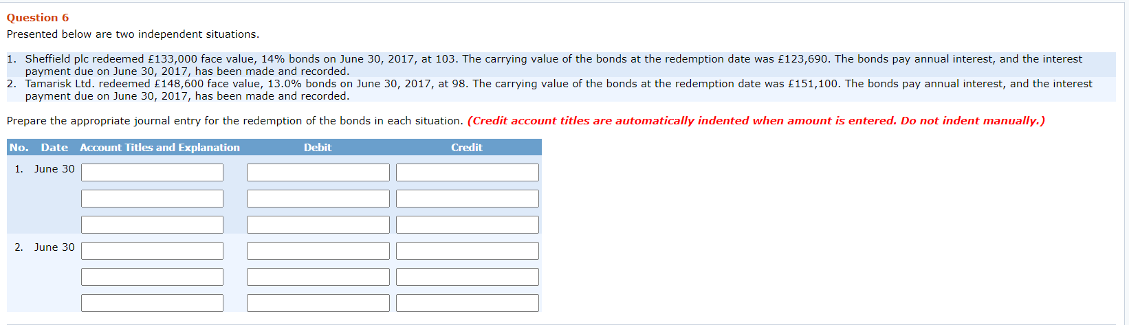 Solved Question Presented Below Are Two Independent Chegg